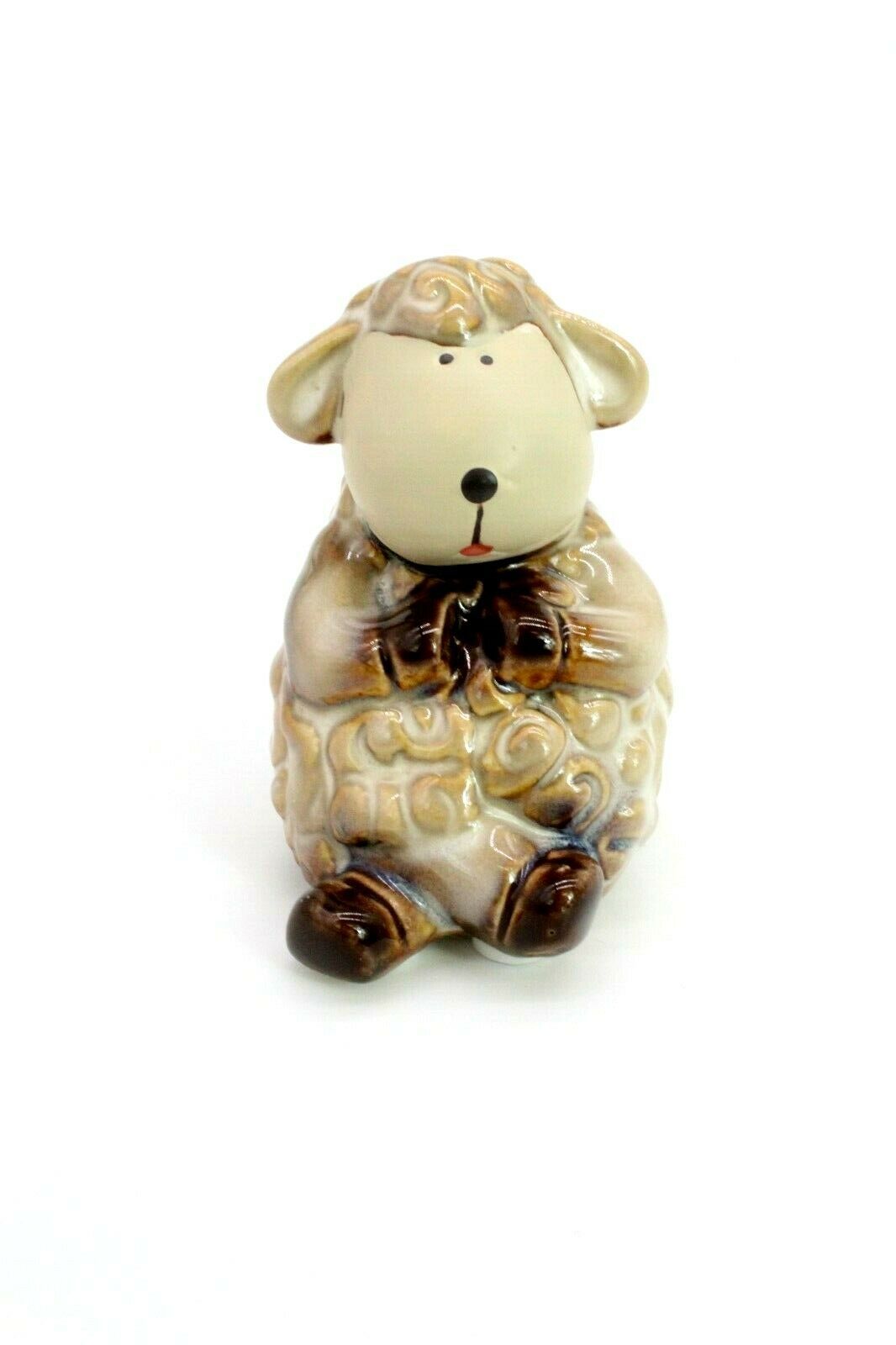 Sheep Figurines Set Hand painted Ceramic Home Decor Gift For Home lamb