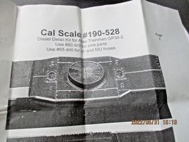 Cal Scale # 190-528 Atlas GP-38-2 Detail Kit HO-Scale image 8