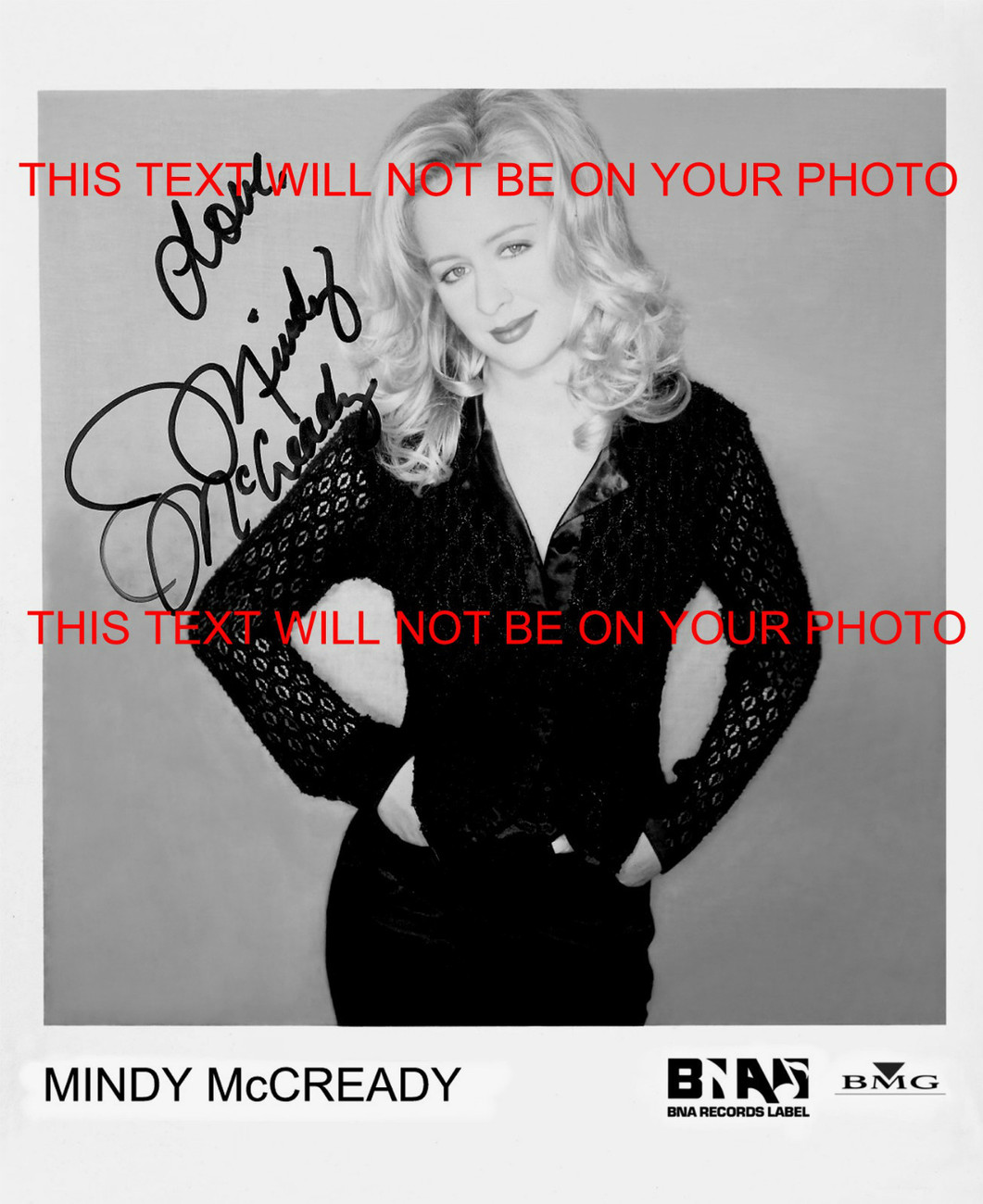 MINDY MCCREADY AUTOGRAPHED SIGNED 8x10 RP MEDIA PUBLICITY PHOTO COUNTRY MUSIC