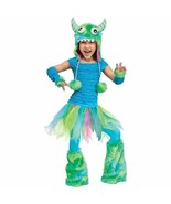 CUTE &quot;BLUE BEASTIE&quot; MONSTER CHILD HALLOWEEN COSTUME GIRL&#39;S TODDLER SIZE ... - $23.02