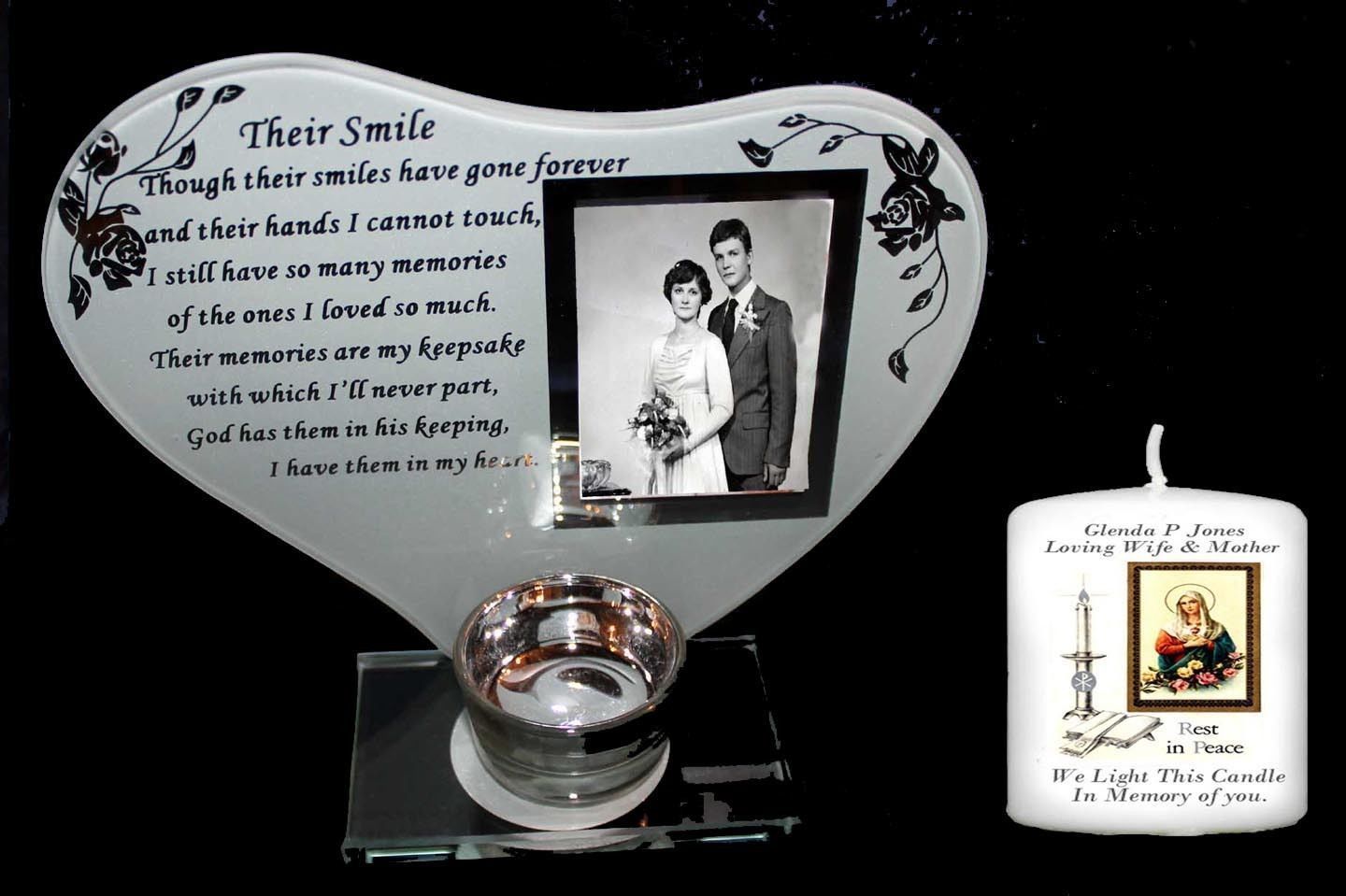 Personalised Mum Dad 3 Memorial Candle And 50 Similar Items