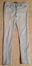 Old Navy Light Blue Denim Jeans Girls Size 12 Reg Super Skinny Leg 5 Pocket - $8.86