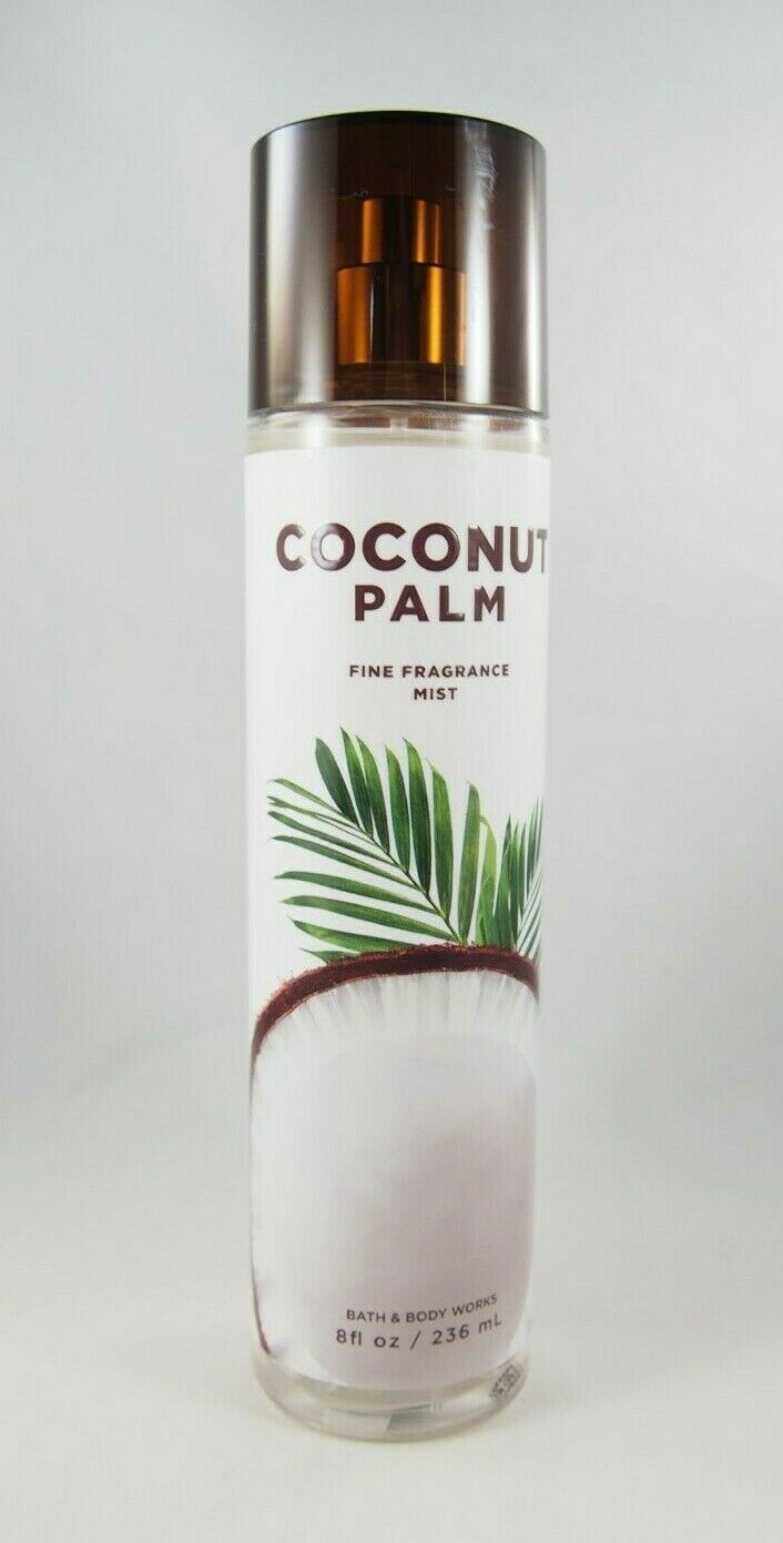 (1) Bath & Body Works Coconut Palm Full Size Fragrance Mist Spray 8oz New