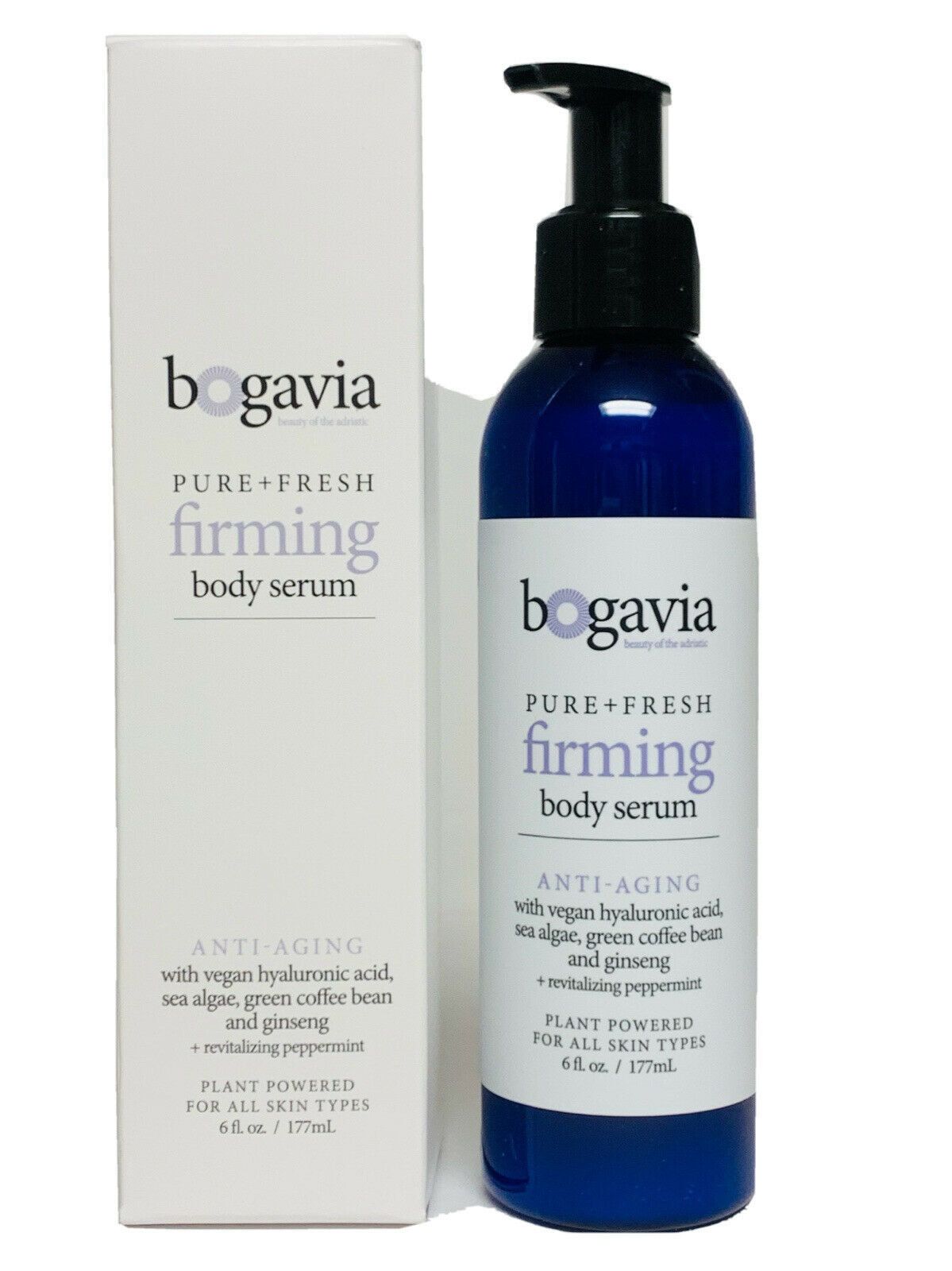 Bogavia Pure Fresh Firming Body Serum Anti-Aging 6 oz/177 mL Vegan - $30.00