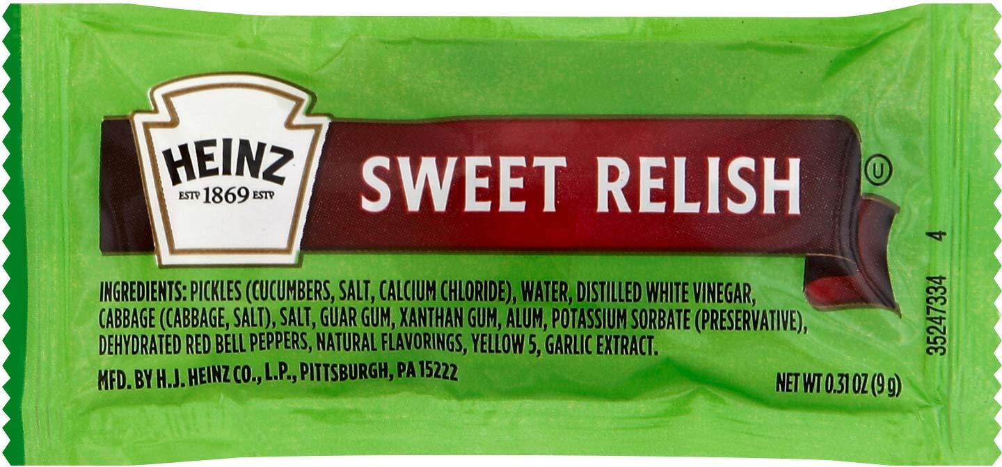 Heinz Condiment Packet Variety Pack, 50 Each Ketchup, Mustard, and