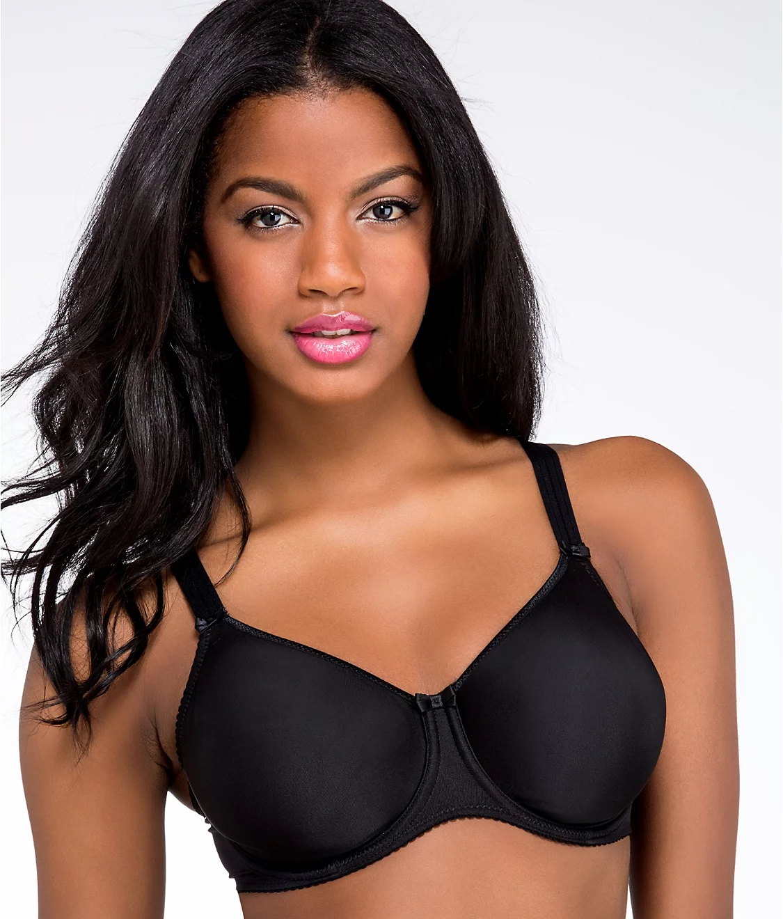 Prima Donna BLACK Seamless Satin Bra, UK 36E Bras & Bra Sets