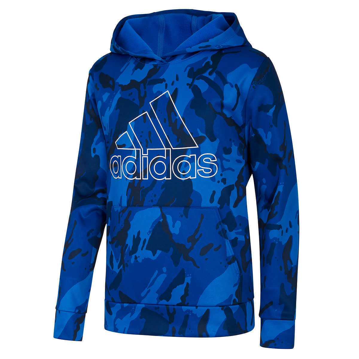 NEW adidas Youth Tech Fleece Hoodie, Blue SELECT SIZE FREE FAST SHIPPING