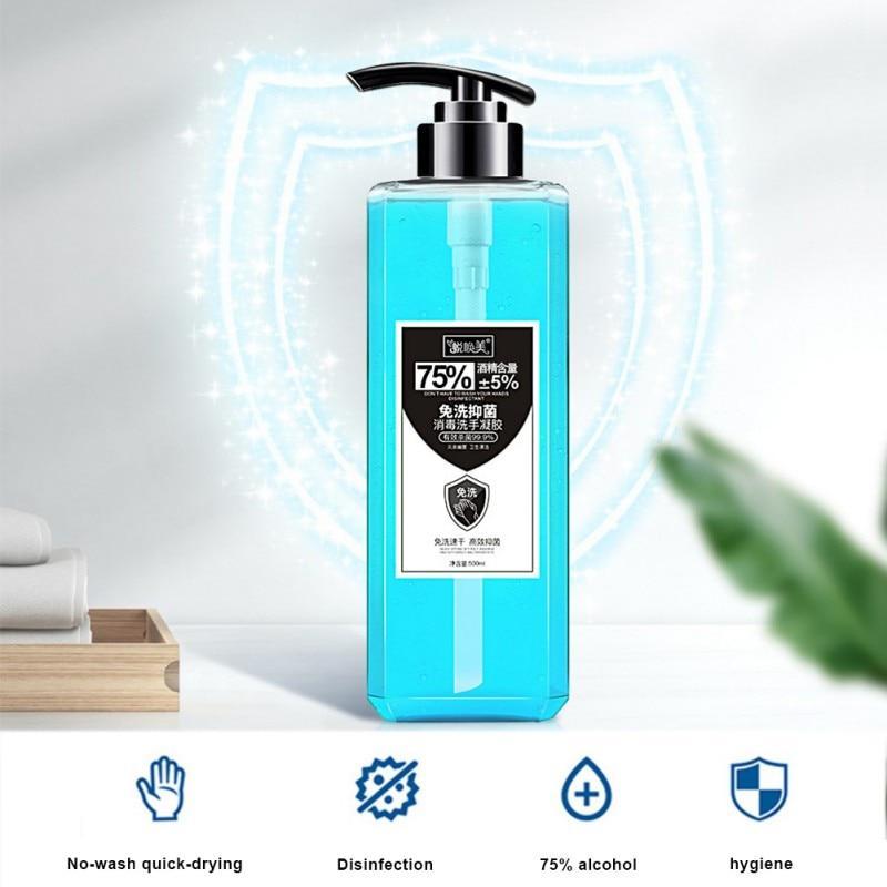500ml Disinfectant Hand Sanitizer Gel 75% Alcohol Antibacterial Disinfectant -