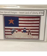 Sweet Land of Liberty Quilt Pattern Snowmen 23&quot; x 35&quot; Sew Special Designs - $11.64