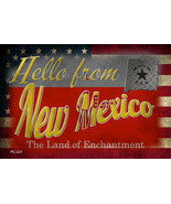 Hello From New Mexico Novelty Metal Postcard - $12.95