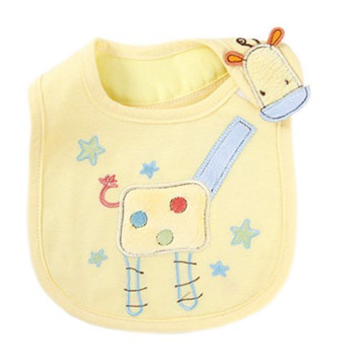 Giraffe Neat Solutions Waterproof Baby Infant Toddle Burp Cloths Bib Set of 3