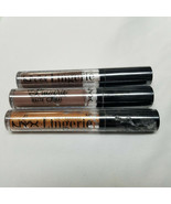 Nyx Cosmic Metals Lip Creme Lot Of 3 20 Mon Amour,4 Gold Standard,5 Nigh... - $15.83