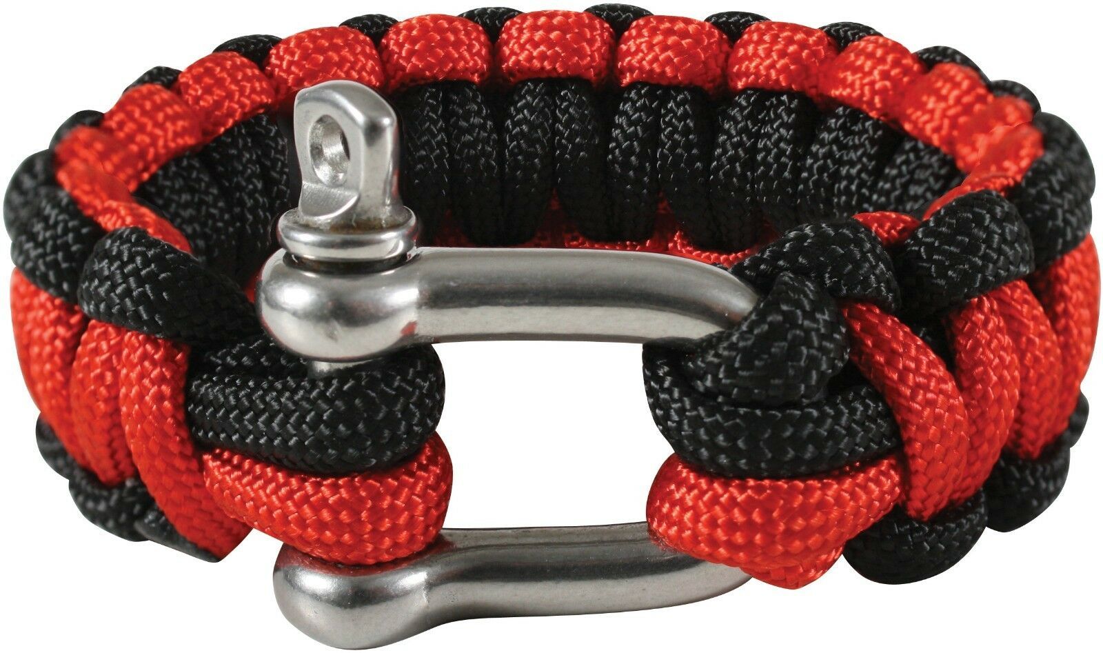 Thin Red Line Paracord Bracelet Support Firefighters Fire Dept FD FDNY