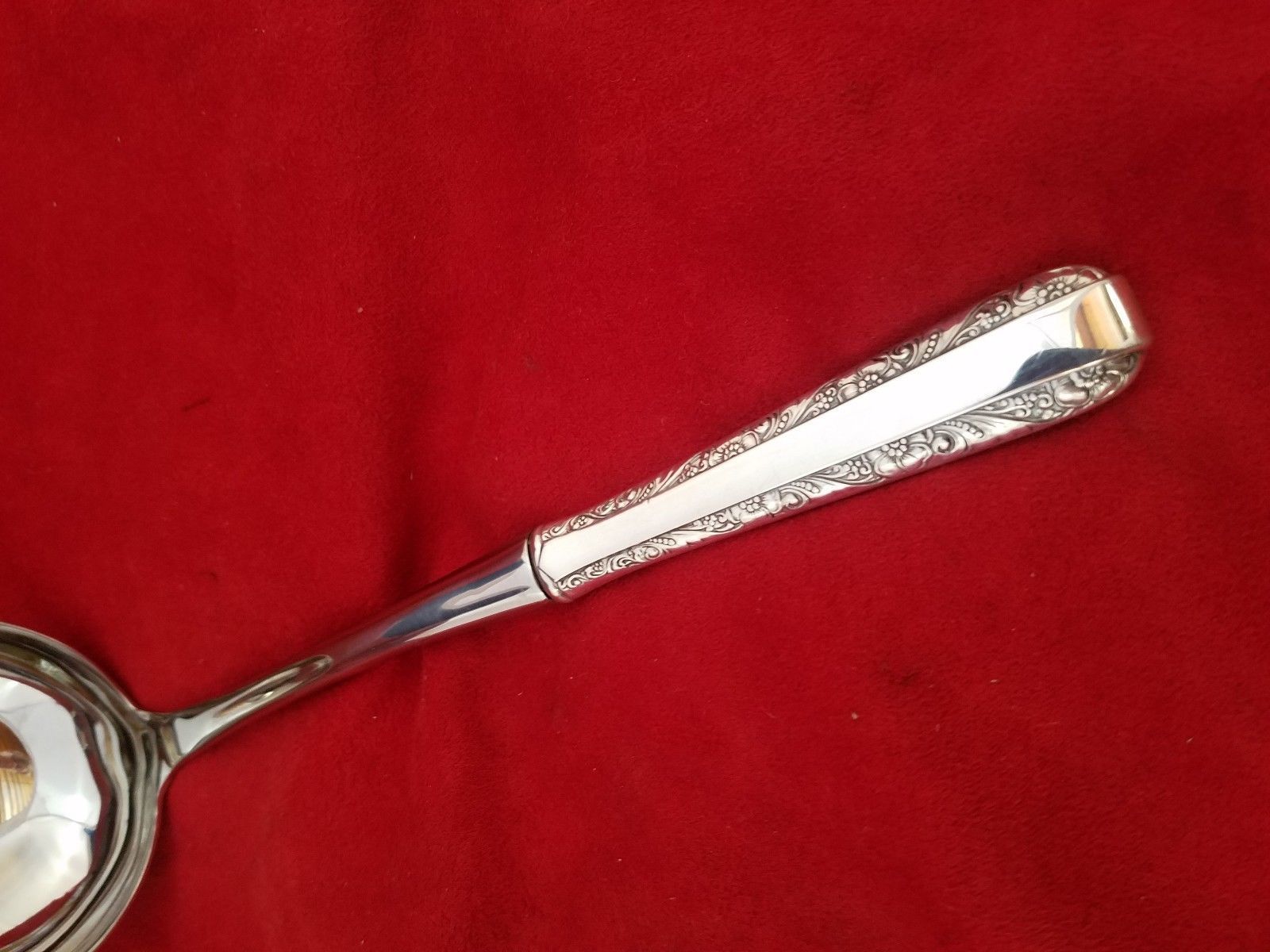 King Richard by Towle Sterling Silver Gravy Ladle Custom Made HH WS 8/" Serving