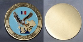 HUGE 70mm PRESENTATION COIN FRENCH DETACHMENT AT U.S. CENTRAL COMMAND/CE... - $55.43