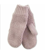INC Chevron-Knit Mittens Knitt Fleece Chevron Soft Cozy Warm Winter Ribbed - $20.99