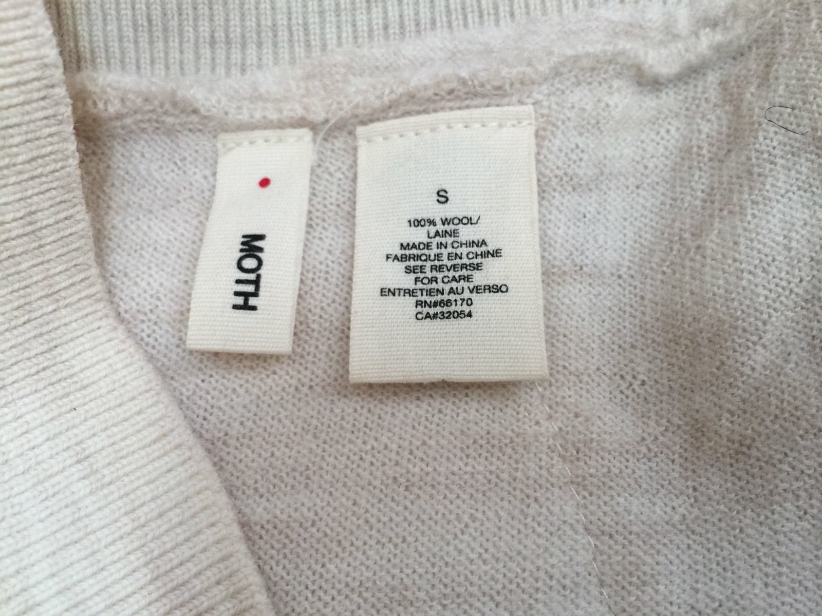 moth sweater rn 66170