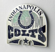Indianapolis Colts Skyline Nfl Football Metal Enamel Lapel Pin Badge 1.25 Inches - $6.13