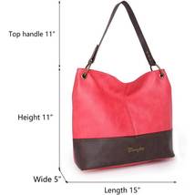 Wrangler Hobo Bag Purse Handbag Pink New by Montana West image 2