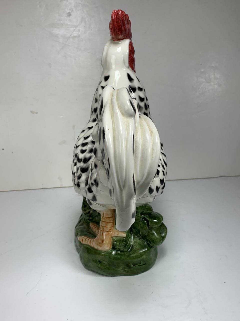 fitz and floyd rooster figurine