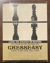 Chesseasy Learn Chess Master Strategies 36” Vinyl Table Cloth 32 Pcs &amp; I... - $12.47
