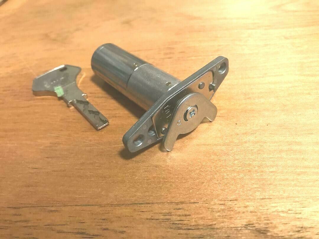 OEM PACHISLO PACHINKO Slot Machine Door Lock / Key 2.25" P Hook THICK