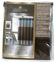 1 Ct Gramercy ParK 72" X 72" Tyler Stain Resistant 100% Polyester Shower Curtain image 1