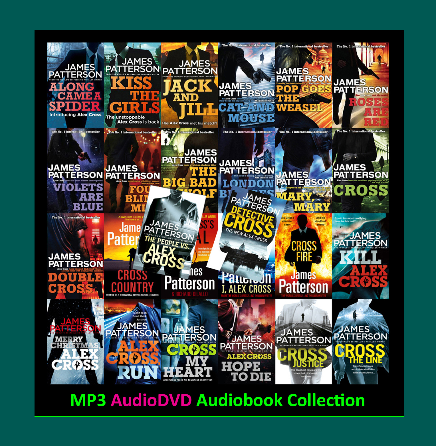 The ALEX CROSS Series By James Patterson (28 Audiobook Collection