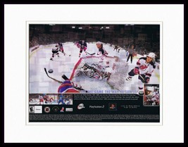 Wayne Gretzky NHL 2005 PS2 Framed 11x14 ORIGINAL Vintage Advertisement