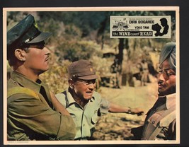 Wind Cannot Read Lobby Card-Dirk Bogarde and two Asian soldiers. - $32.16