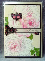 Hallmark•Signature Collection•Wife•Mother&#39;s Day•Card•Butterfly &amp; Flower•... - $9.99