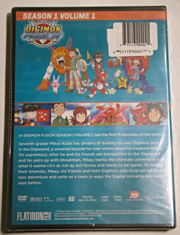 DIGIMON FUSION - SEASON 1 VOLUME 1 (Dvd) - DVDs & Blu-ray Discs