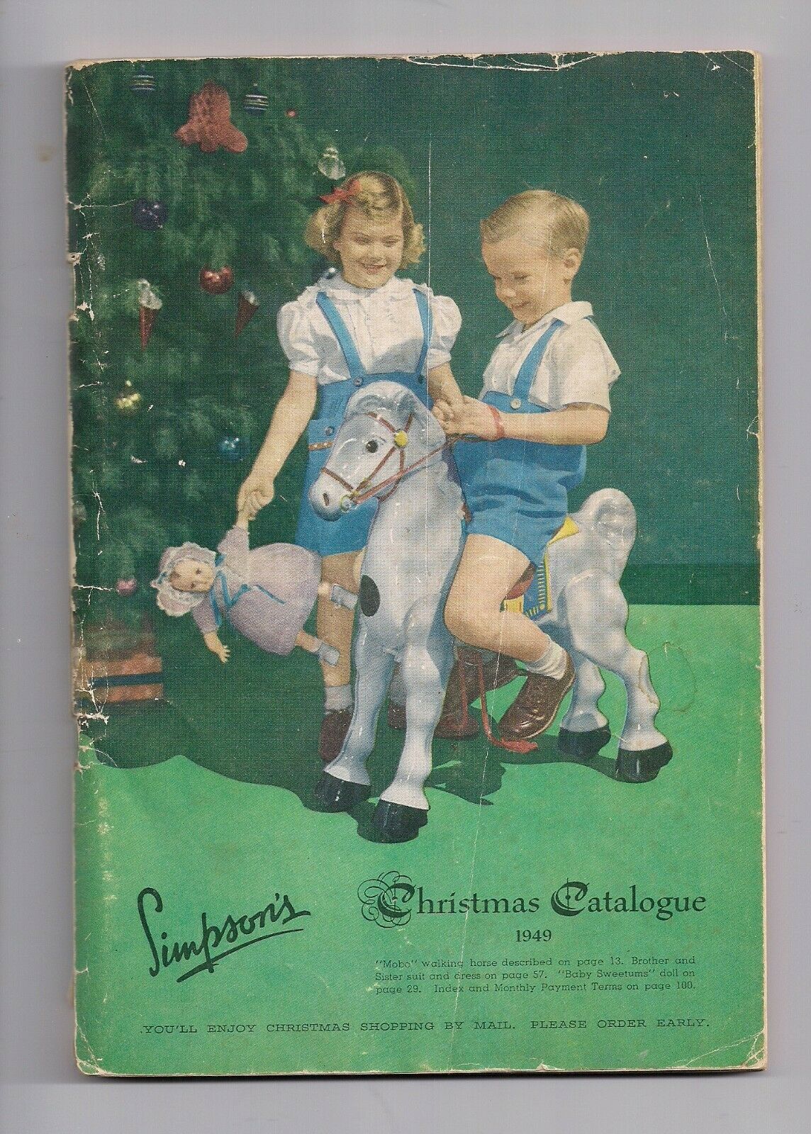 Vintage 1949 SIMPSONS CHRISTMAS CATALOG catalogue Canada Simpson's