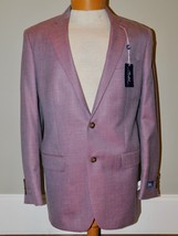 Ralph Lauren Mens Blazer Sport Coat Mauve Purple Wool Silk Tweed Jacket 40L 40 - $143.55