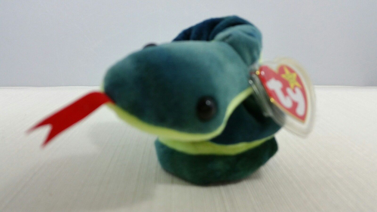 Primary image for Retired Ty Beanie Babies Original Hissy Snake Style Number 04185 No Stamp