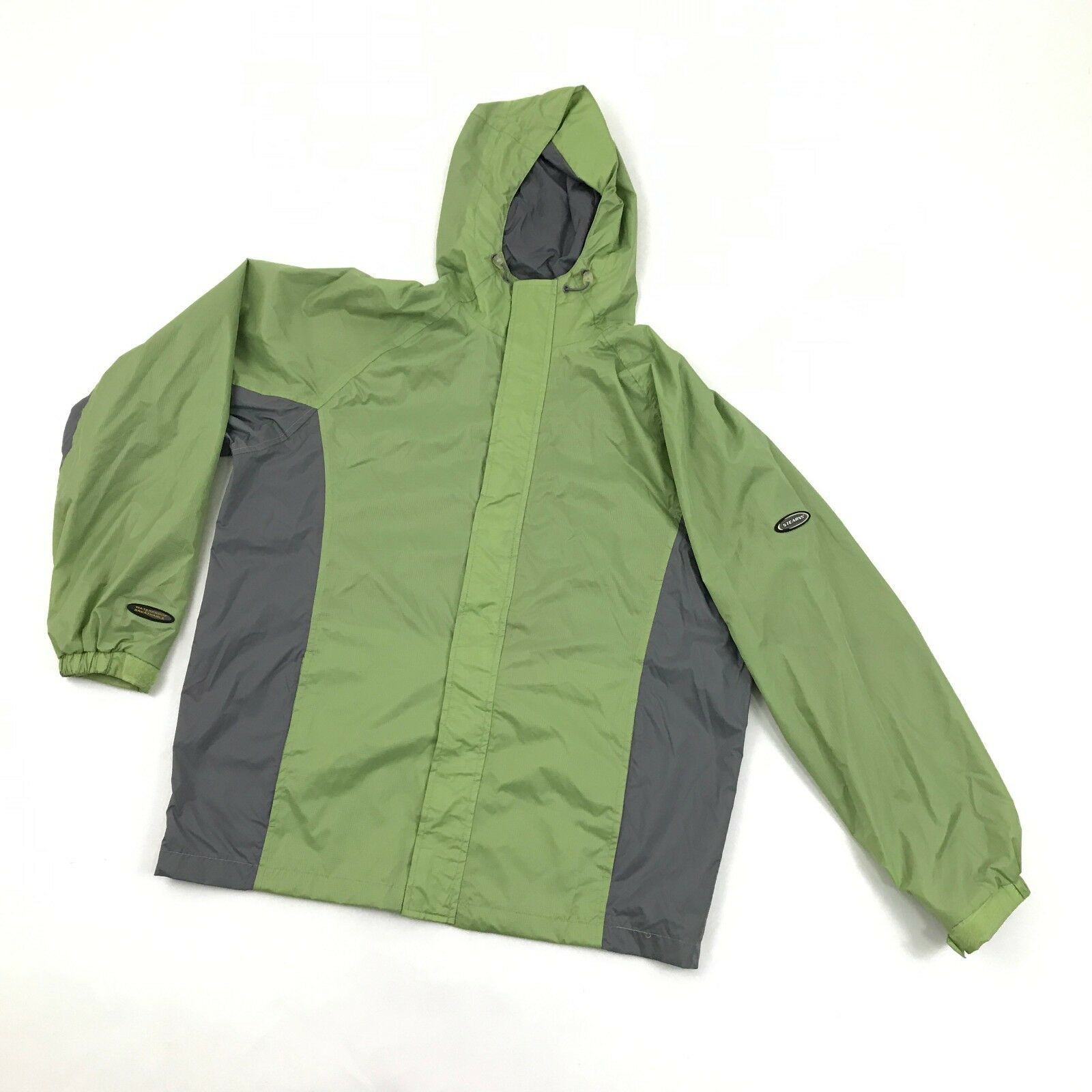 Stearns Dry Wear Hooded Jacket Waterproof Breathable Green Raincoat