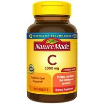 Nature Made Vitamin C 1000 mg 105 Tablets Exp 1/2023 BROKEN CAP - $10.99