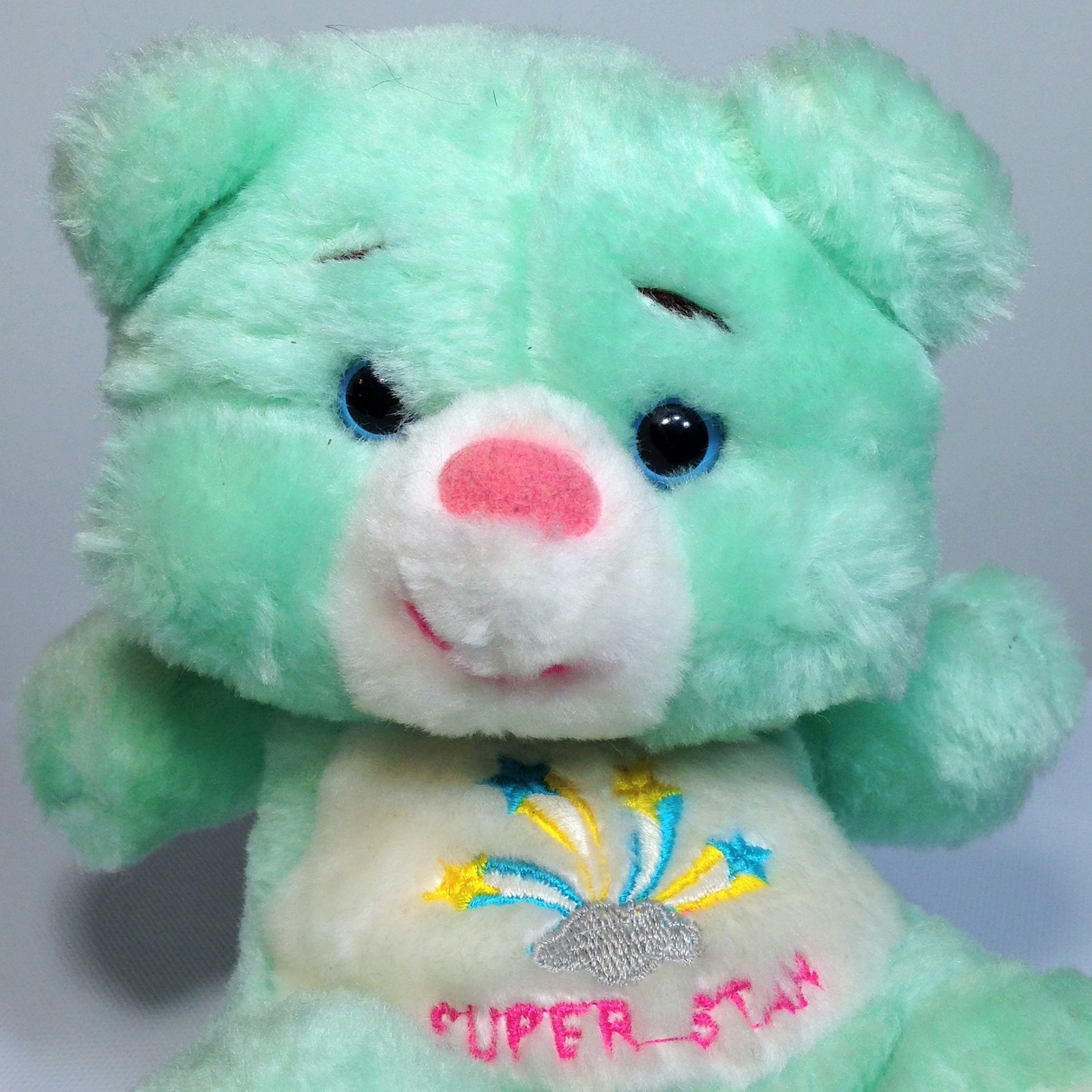 mint green teddy bear