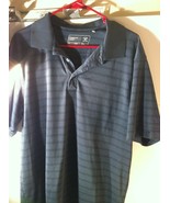 CUTTER &amp; BUCK-- MENS GOLF POLO---SIZE L--DRYTEC LUXE--FREE SHIP--VGC - $15.26