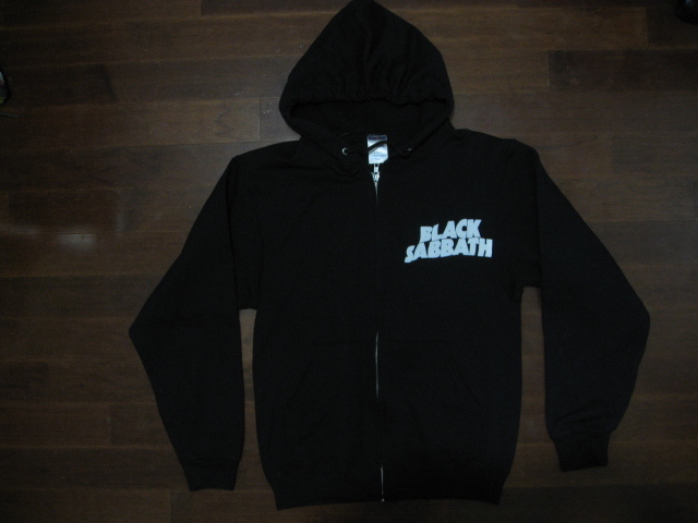 black sabbath zip hoodie