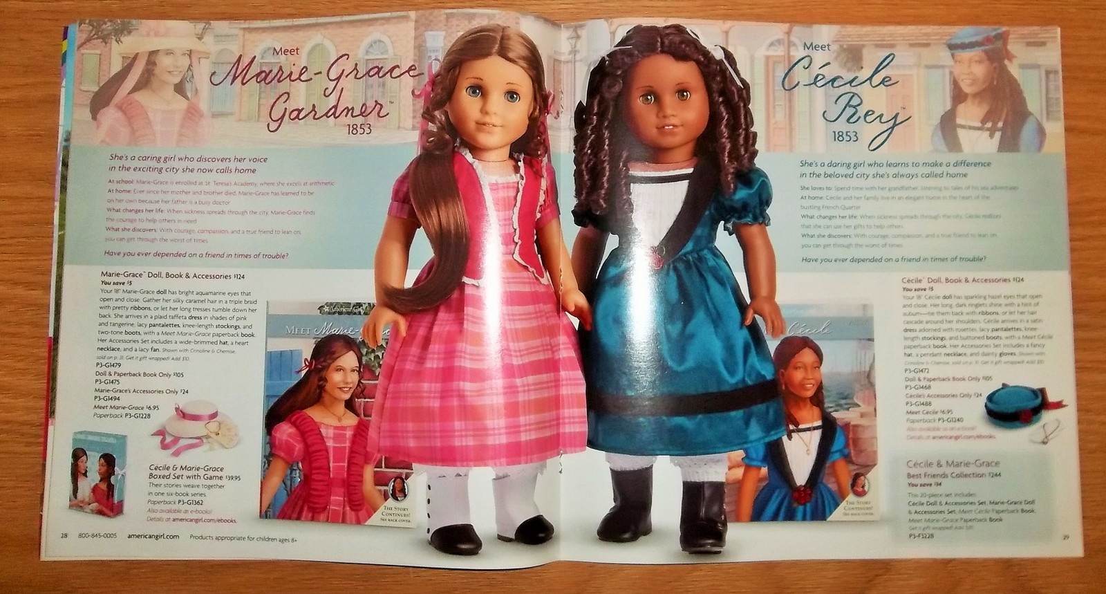 american girl doll size