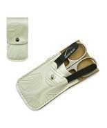 Mont Bleu 3-piece Manicure Set & Glass Nail File in Beige Eco-Leather Case MIKE - $25.00