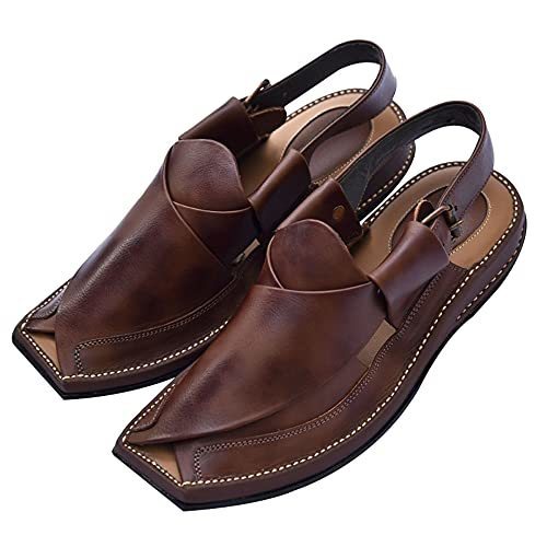 Prime-jackets/bostonian - Mens summer double sole handmade sandal genuine cowhide pure leather super comfy