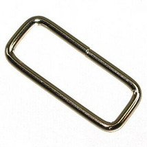 Pack Of 20 3/8 In X 1/2 Inch  Nickle Plated Wire Rectangle Strap Loop U-... - $13.85