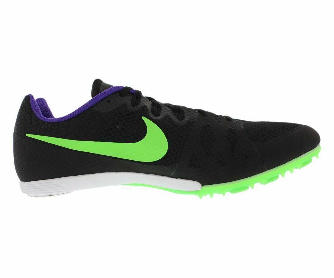Nike Men's Zoom Rival MD 8 Track Spike 8.5 Black/Fierce Purple/Green ...