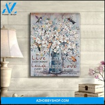 Hummingbird LIve Laugh Love Canvas Decor - $49.99