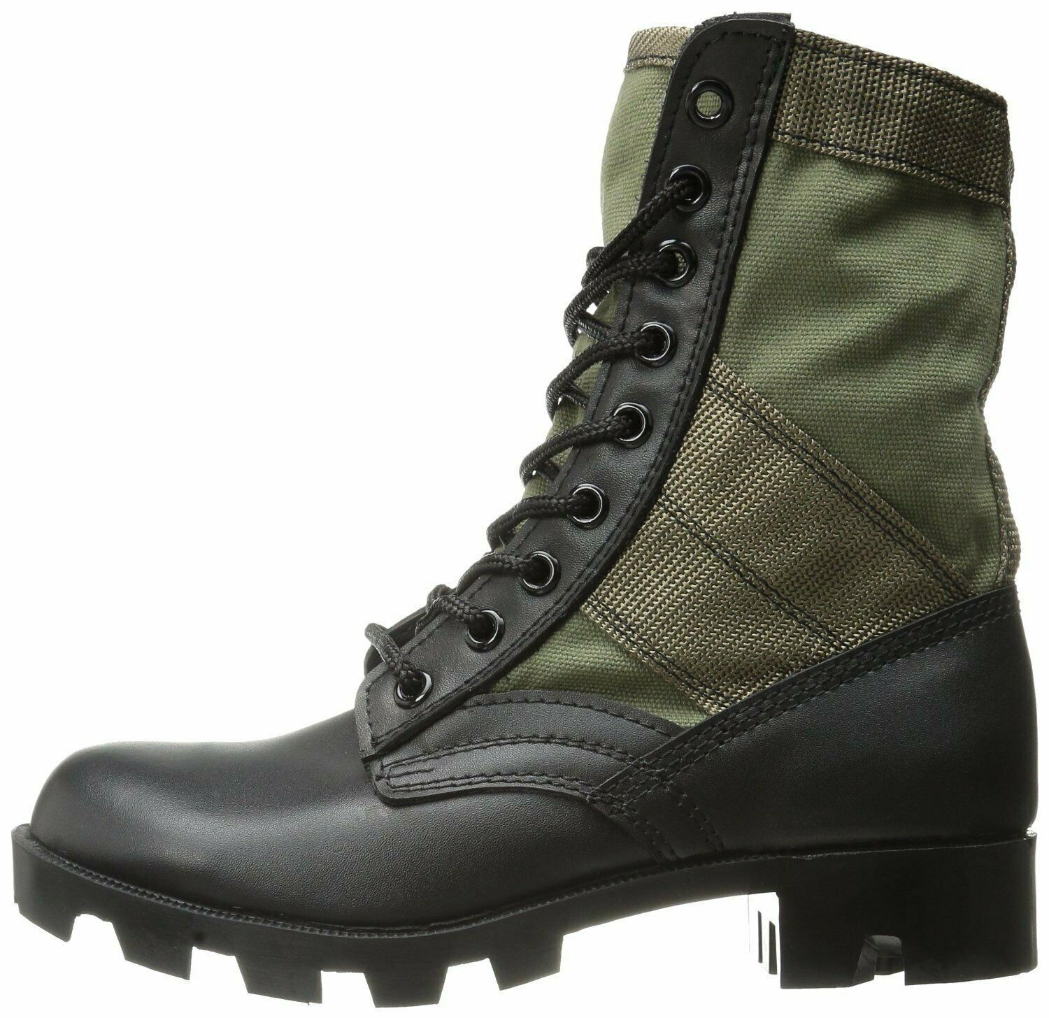 Olive Drab & Black Jungle Boots Military 8" Tactical Boots Boots