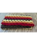 Handmade Crochet Fall Wrap, Prayer Shawl, Accessories, Autumn Scarf, Lon... - $40.00