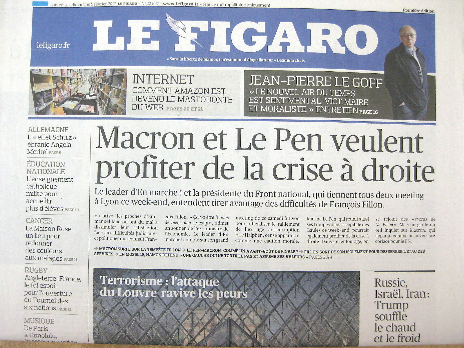 French Newspaper