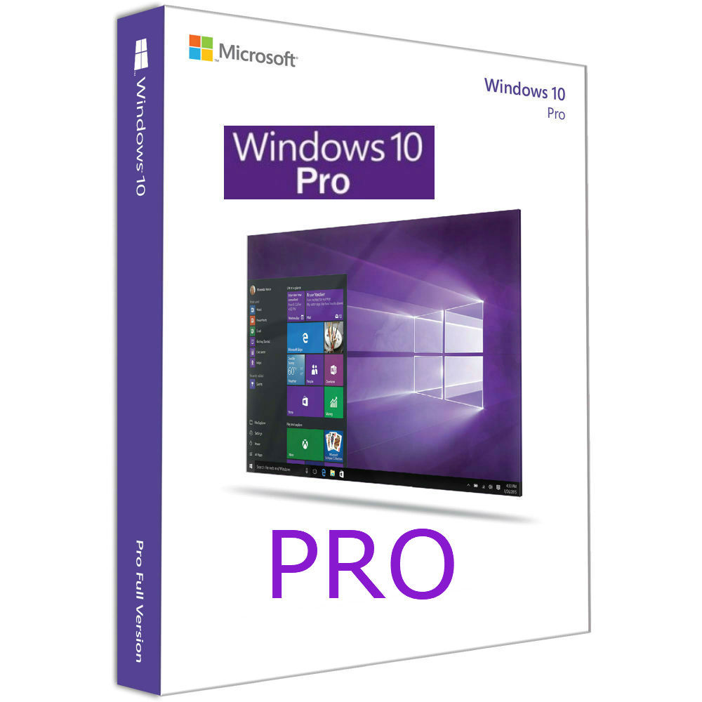 microsoft windows 10 pro professional 32 64bit genuine license key